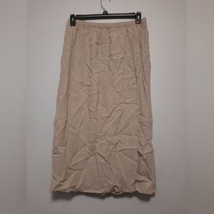 Eileen Fisher Italian Fabric Linen Blend Skirt Size M